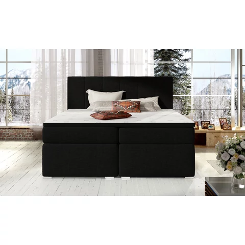 Bolero 140x200 boxspring ágy  fekete
