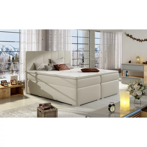 Bolero 140x200 boxspring ágy  bézs