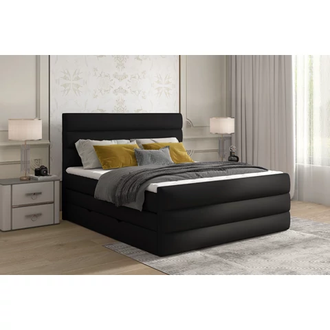 Cande 160x200 boxspring ágy  sötétbarna