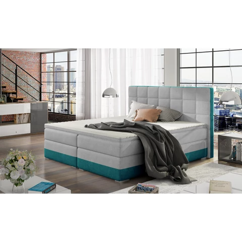 Damaso 160x200 boxspring ágy  szürke