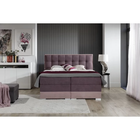 Damaso 160x200 boxspring ágy  fekete