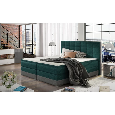 Damaso 180x200 boxspring ágy  zöld