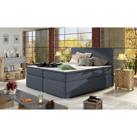 Divalo 140x200 boxspring ágy  kék