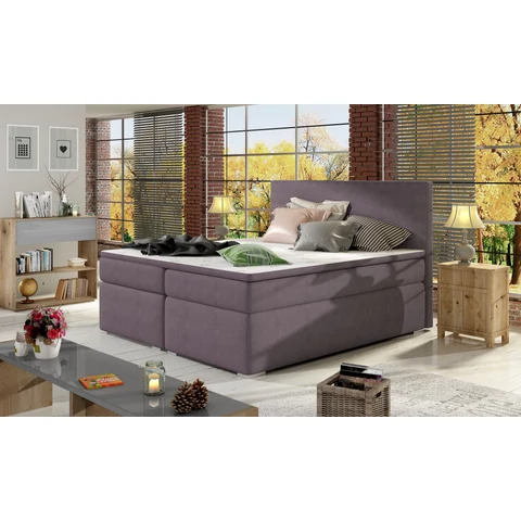 Divalo 160x200 boxspring ágy  rózsaszín
