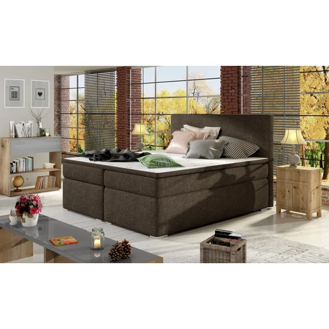 Divalo 180x200 boxspring ágy  barna