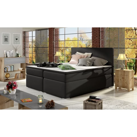 Divalo 180x200 boxspring ágy  fekete