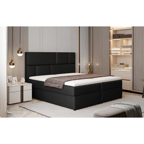 Florence 185x210 boxspring ágy  fekete