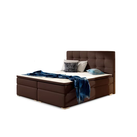 Inez 180x200 boxspring ágy  barna