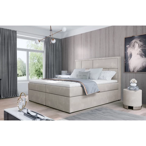 Meron 160x200 boxspring ágy  fehér
