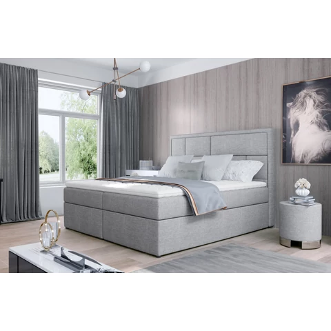 Meron 160x200 boxspring ágy  szürke