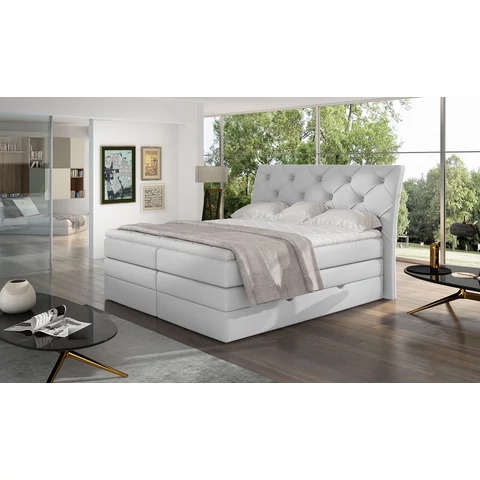 Mirabel 140x200 boxspring ágy  fehér