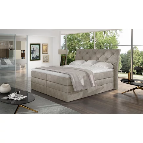 Mirabel 160x200 boxspring ágy  bézs