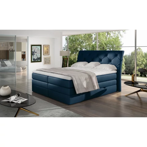 Mirabel 160x200 boxspring ágy  kék