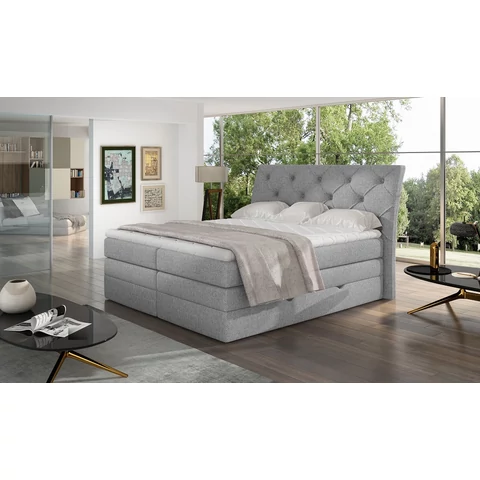 Mirabel 180x200 boxspring ágy  szürke