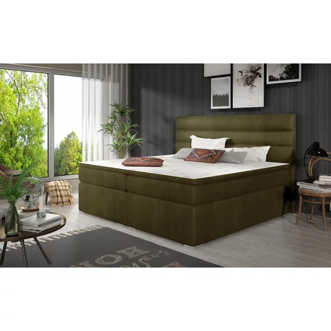 Softy 180x200 boxspring ágy  zöld