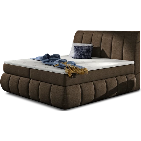Vincenzo 180x200 boxspring ágy  barna