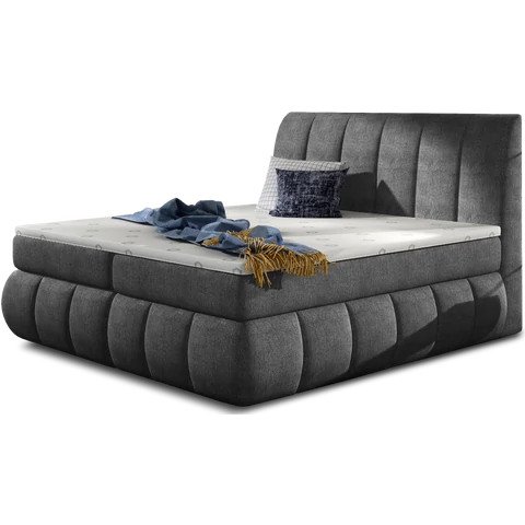 Vincenzo 180x200 boxspring ágy  sötétszürke