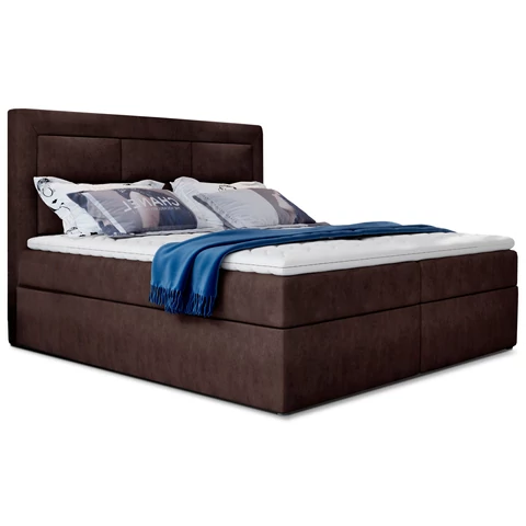 Vivre 140x200 boxspring ágy  sötétbarna