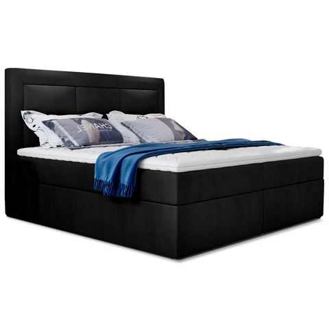 Vivre 140x200 boxspring ágy  fekete