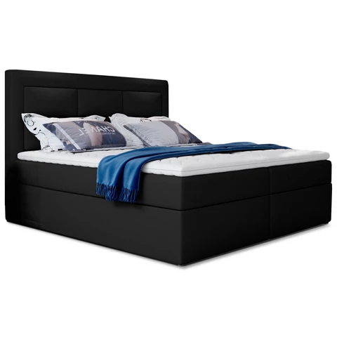 Vivre 140x200 boxspring ágy  fekete