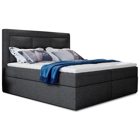 Vivre 160x200 boxspring ágy  sötétszürke