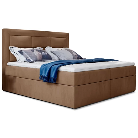 Vivre 160x200 boxspring ágy  világosbarna