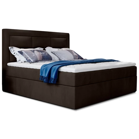 Vivre 160x200 boxspring ágy  sötétbarna