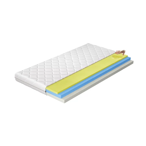 Termoelasztikus matrac simona 120x200 hipoallergén huzat, fehér