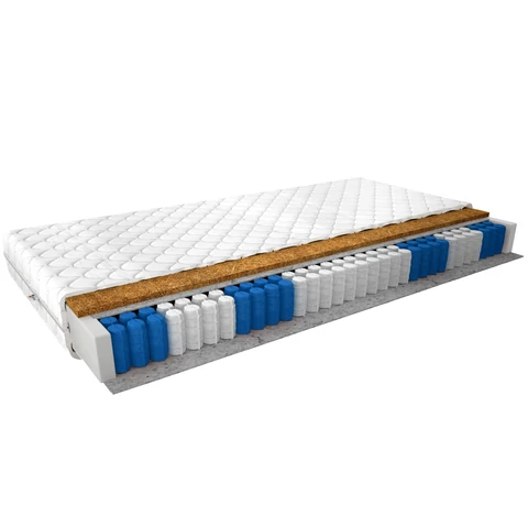 Pini Táskarugós matrac 90x200 medicott ezüst, fehér