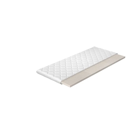 Topper latex 120x200 hipoallergén huzat, fehér