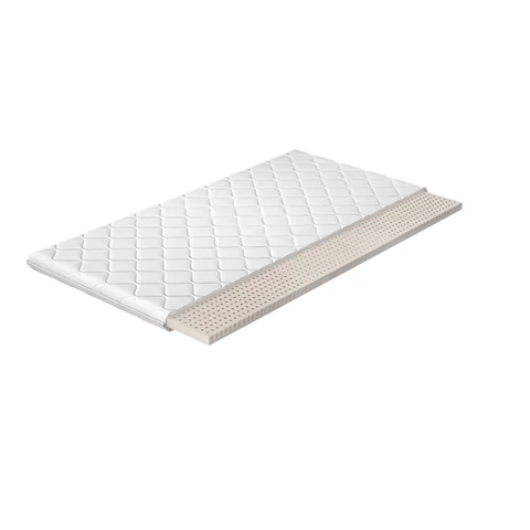 Topper latex 140x200 hipoallergén huzat, fehér