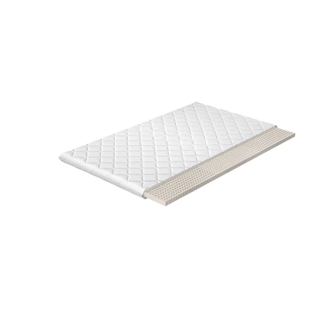 Topper latex 160x200 hipoallergén huzat, fehér