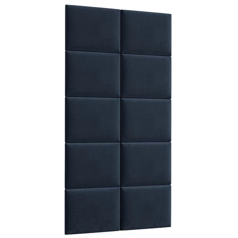 Quadratta 100x200 kárpitozott panel, sötét grafit