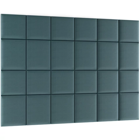 Quadratta 240x180 kárpitozott panel, kék
