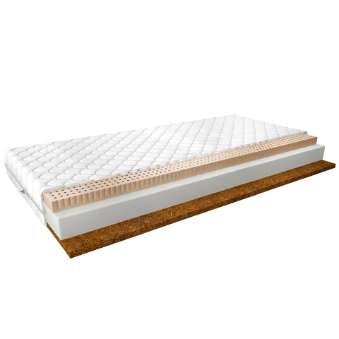 Latex matrac mokka 140x200 medicott silver matrac, fehér