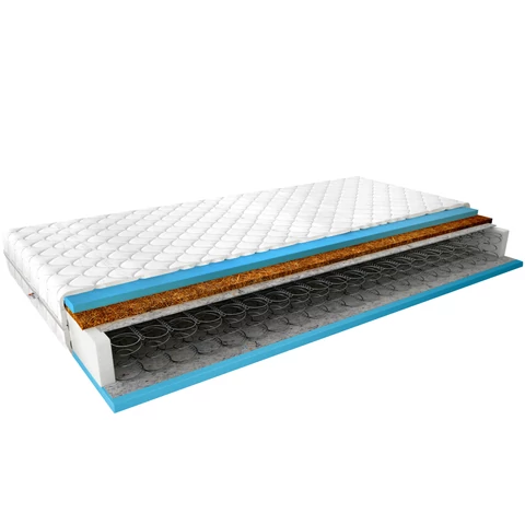 Bonell  matrac oslo 200x200 medicott ezüst, fehér