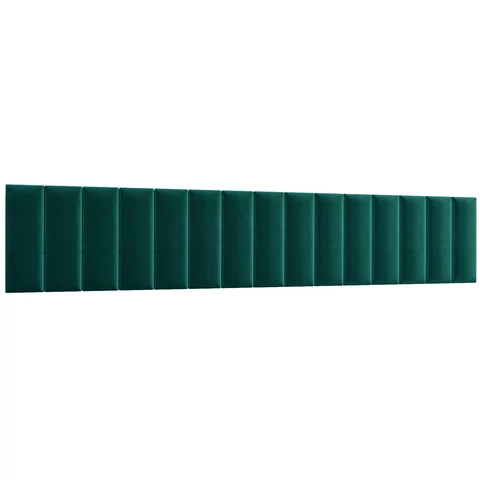 Quadratta 300x60 kárpitozott panel, sötétzöld