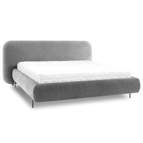 Point fémvázas ágy   140x200  szürke