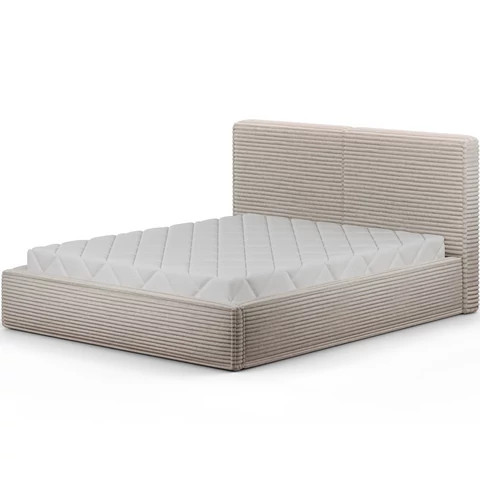 Pesillo ágy + fa keret/ standard emelő/ ágyneműtartós doboz 160x200, Fehér, Modullo 01