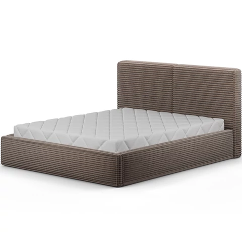 Pesillo ágy + fa keret/ standard emelő/ ágyneműtartós doboz 160x200, Bézs, 20-as modul