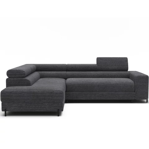 Colesio szürke sarokkanapé, Modullo 04, Bal