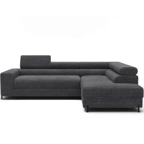 Colesio szürke sarokkanapé, Modullo 04, Jobb