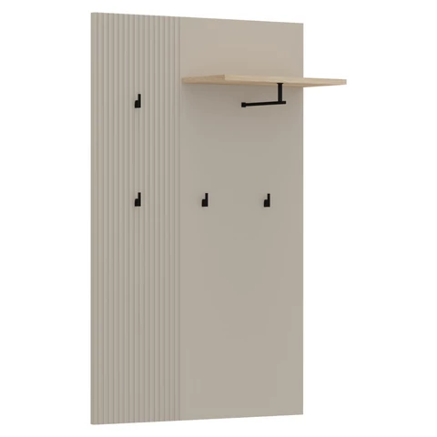 Akasztópanel 85, szürkésbarna Taupe/silverjack tölgy, DOMCA