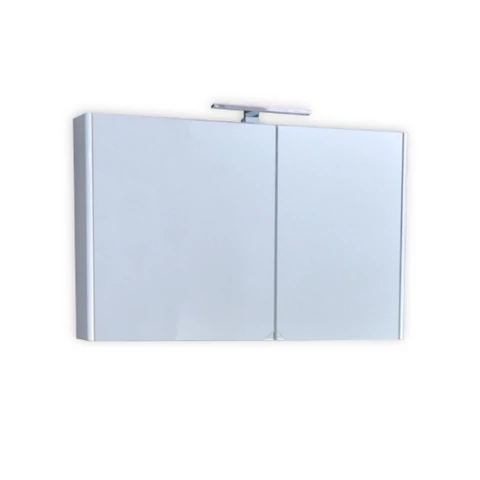 TMP SHARP Tükrös fürdőszobai szekrény LED világítással - 100 cm