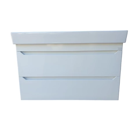 TMP SHARP fali fürdőszobabútor CeraStyle SHARP - 37600 - DUPLA csaplyukas mosdóval - 100 x 48 cm