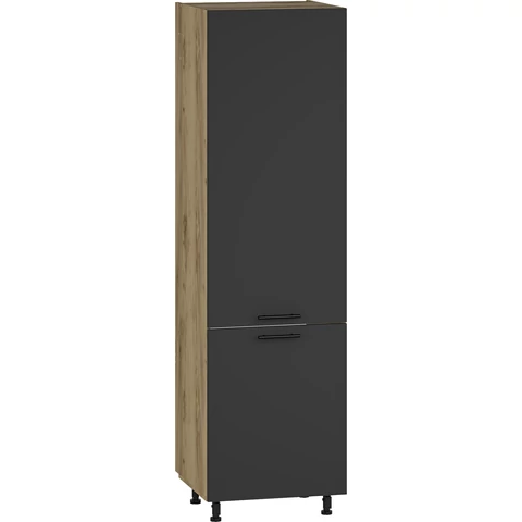 VENTO DL-60/214 magas rakodószekrény, szín: craft tölgy/antracit