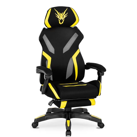 MAXIMO Forgós Gamer Szék Fekete/Sárga