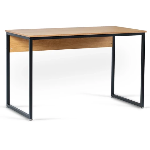 ROSS Íróasztal 120 cm Aranytölgy/Fekete