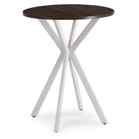 LAUREN asztal 60 cm Dió/Fehér