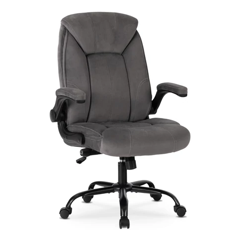 COMFORT Szürke Bársony Forgófotel